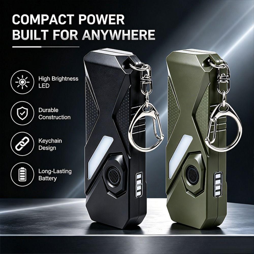 Double Front Lights Detection Lamp Rechargeable Mini Flashlight Atmosphere Lighting