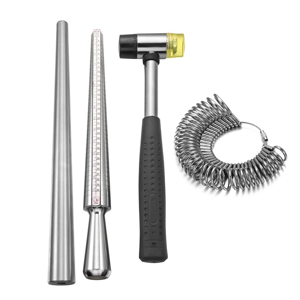 Adjustable Rubber Head Hammer for Finger Ring Sizing and Repair