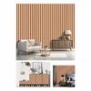 45cm*10m Self-Adhesive PVC Waterproof Peel & Stick 3D Striped Panels Wood Grain Wallpaper Furniture Accent Walls & Home Renovation Decor