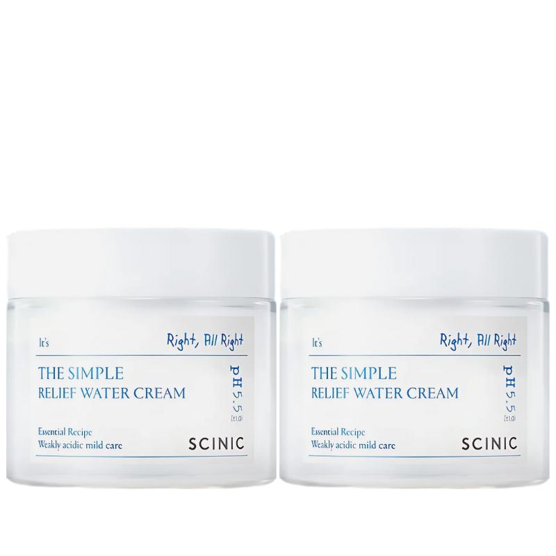 The Simple Relief Water Cream Value Set (80ml x 2)