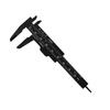 0-80mm Double Scale Vernier Caliper Plastic Wenge Student Measuring Tool