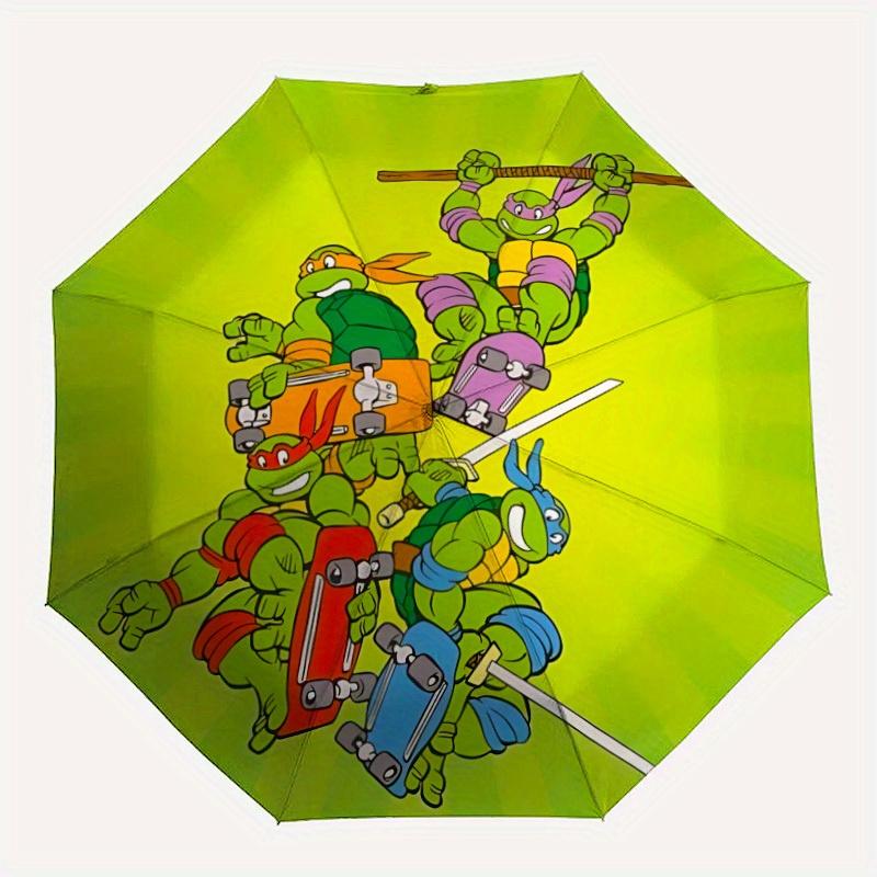 

1pc Turtles Automatic Umbrella - 8-Rib Foldable Design, Outdoor Adventures, and Family Celebrations, Durable Canopy Material yy250827144
