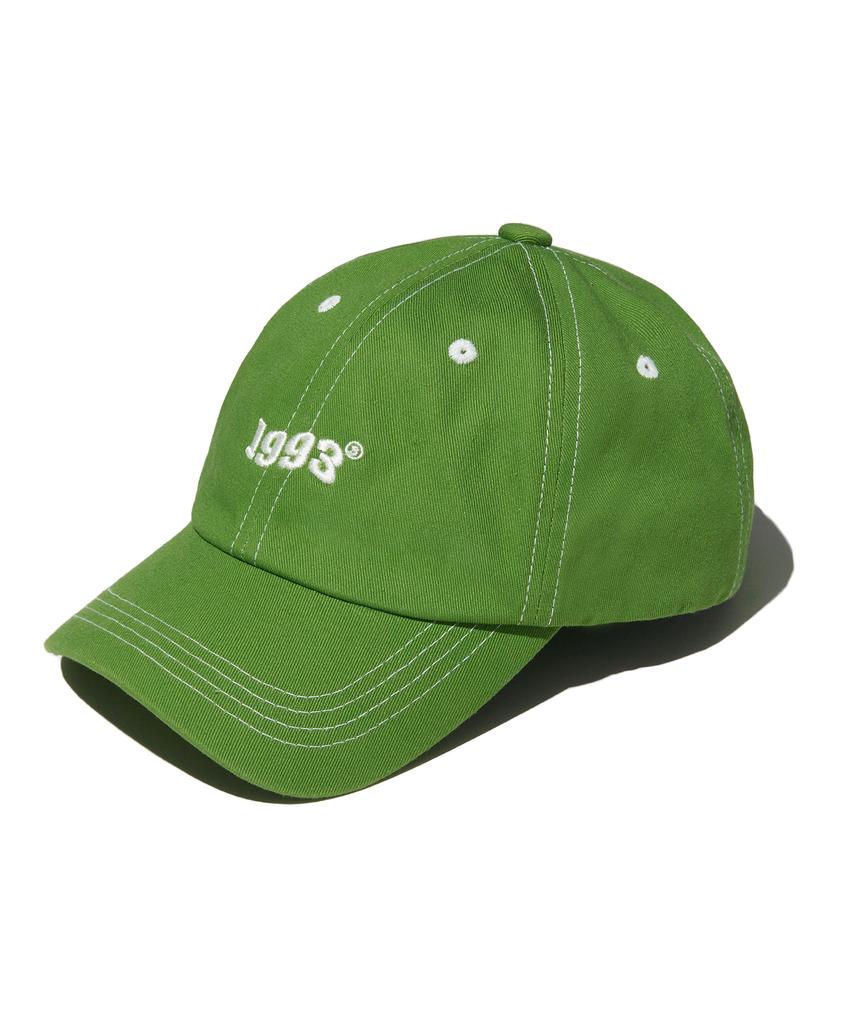 1993STUDIO Wave Logo Ball Cap_Green