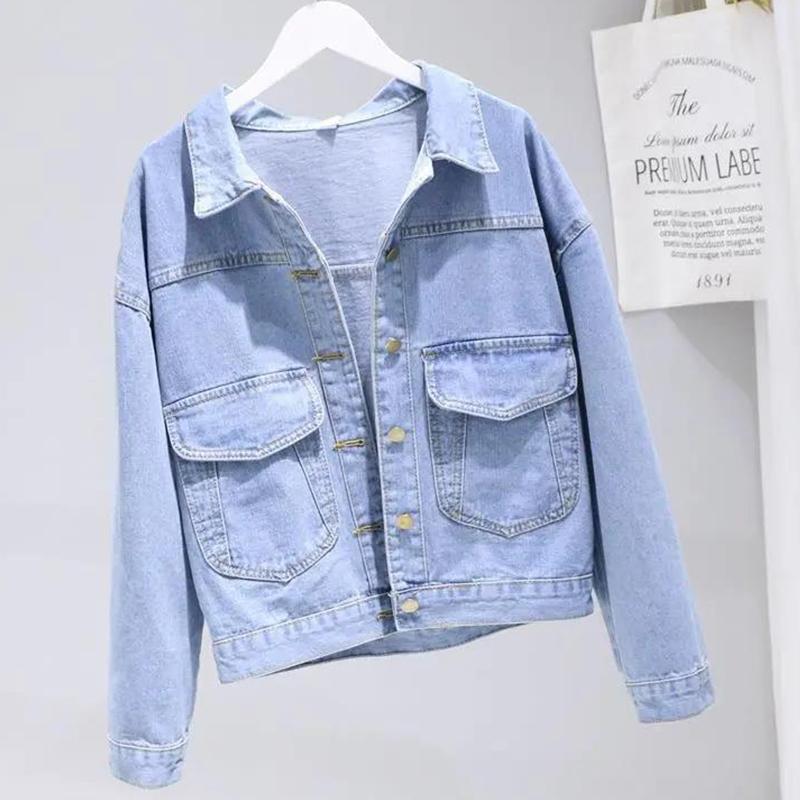 Autumn Ladies Denim Jacket Fashion 