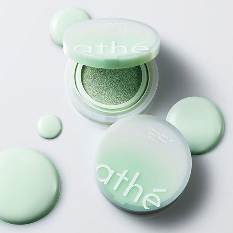 

Athe Beauty Athe Vegan Relief Lighting Tone-Up Sun Cushion_Vegegreen (Redness) single type