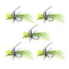 Fly Fishing Popper with Hook Fly Popper Lures for Trout Salmon Artificial Baits Popping Lure Topwater Fishing Lure