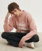 BLOND9 Slogan Round Knit Sweater_Pink (B Type)