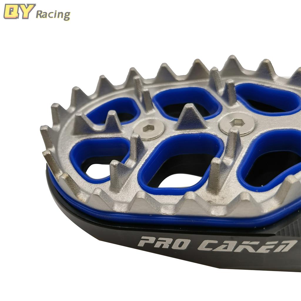 CNC Foot Peg Pedal Footpegs Footrest For Honda CR 125 250 CRF 150R 250R CRF250X CRF450X 250RX 450RX CR125R CR250R CRF250L Rally