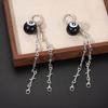 1Pc Gothic Punk Style Detachable Double Thorn Shoe Decor Chain Easy-Release Buckle Mechanism Ideal Diy  Accessory