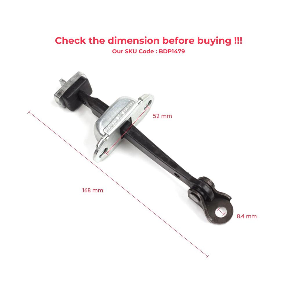 EDP1479 Rear Door Stop Check Assy Limiter Strap for Honda Civic MK8 VIII 2005-2013 HB FN FK Sedan FD FA 72340SNLT01