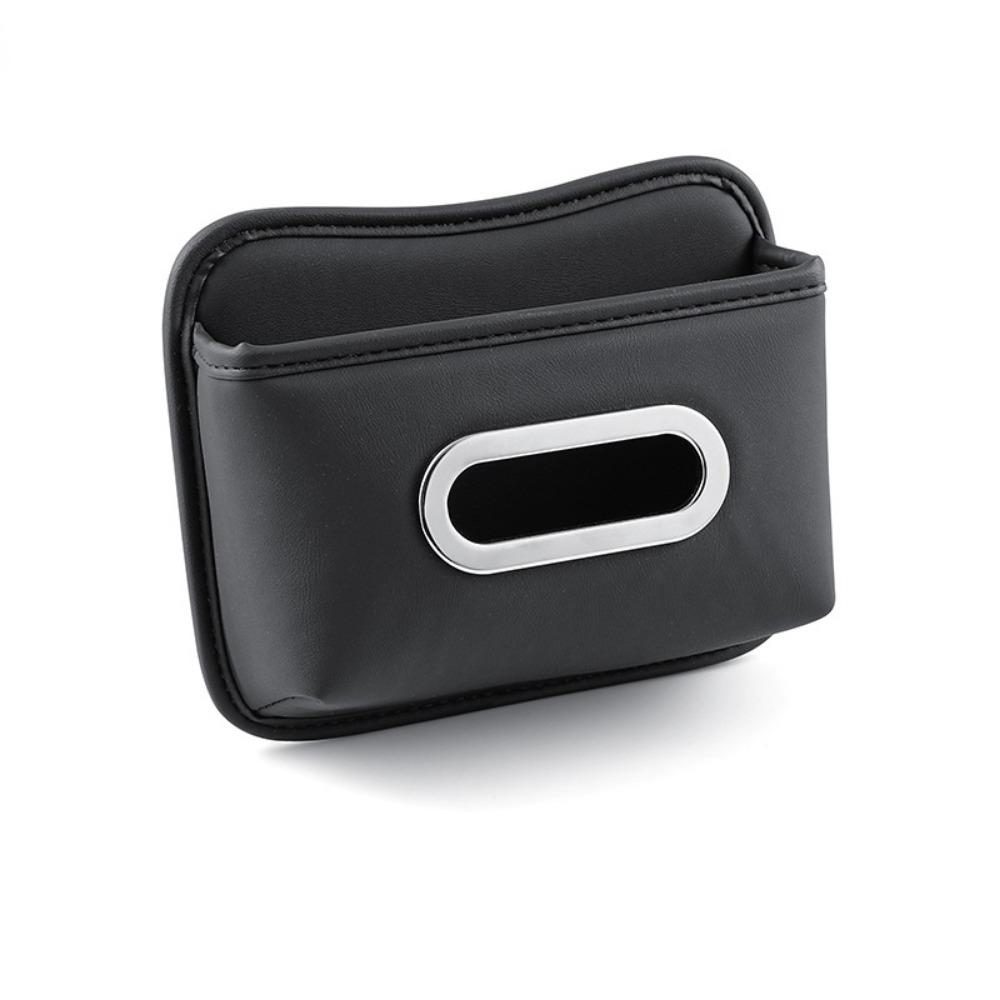 

Sticky Design Car Headrest Tissue Box Large Capacity Car Leather Tissue Organizer Vehicle