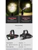 Rechargeable Headlamp: Super Bright, Head-Mounted Flashlight for Outdoor Night Fishing
