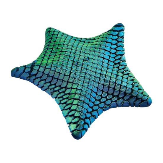 3D Printed Articulating Starfish Toy Flexible Anxiety Stress Relief Fidget Starfish Toy Home Office Desktop Decoration Ornament