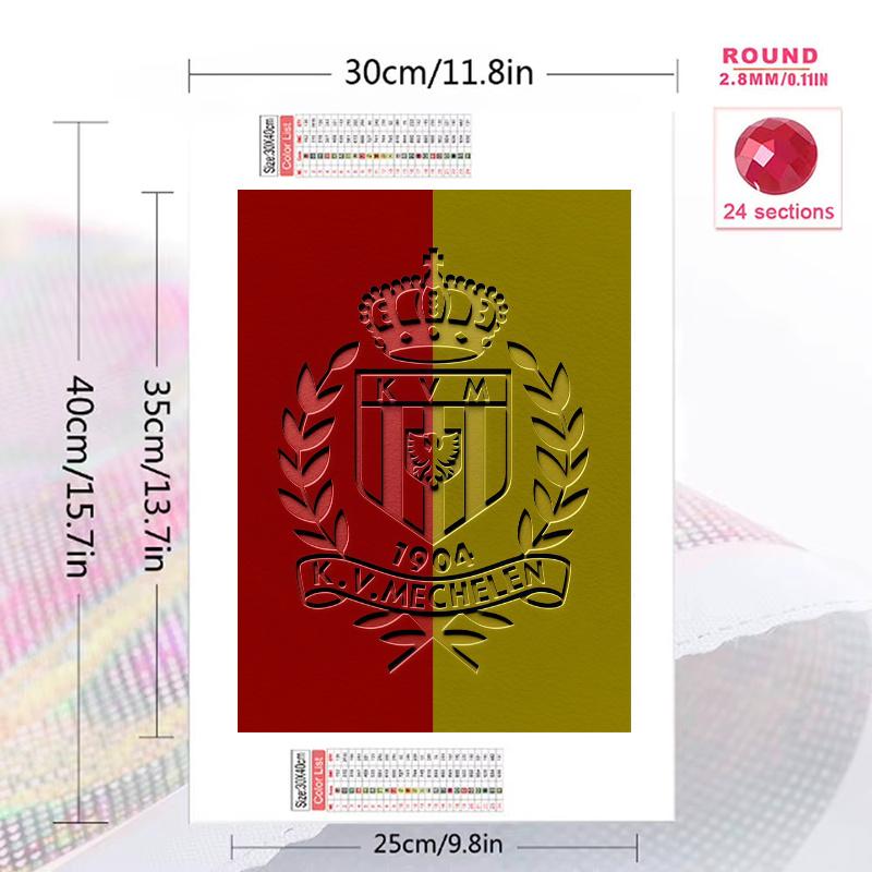 Mechelen Legacy 100% Round Full Drill 5D DIY Diamond Painting Embroidery Cross Stitch Rhinestone Décor