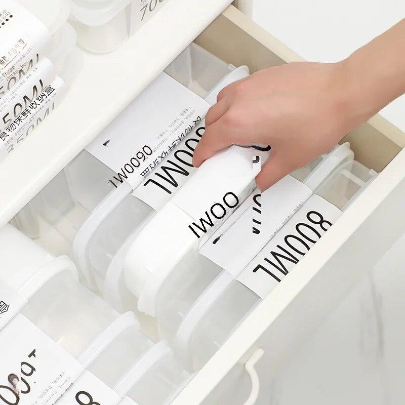 595 Modern Simple Style Portable Fridge Classification Preservation Box Meat Box Cold Storage Bento Onion Garlic Sub-box