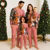 Family Matching Print Sets Pajamas Loungewear Outfits Family Matching Long Sleeve Tops+Pants Set