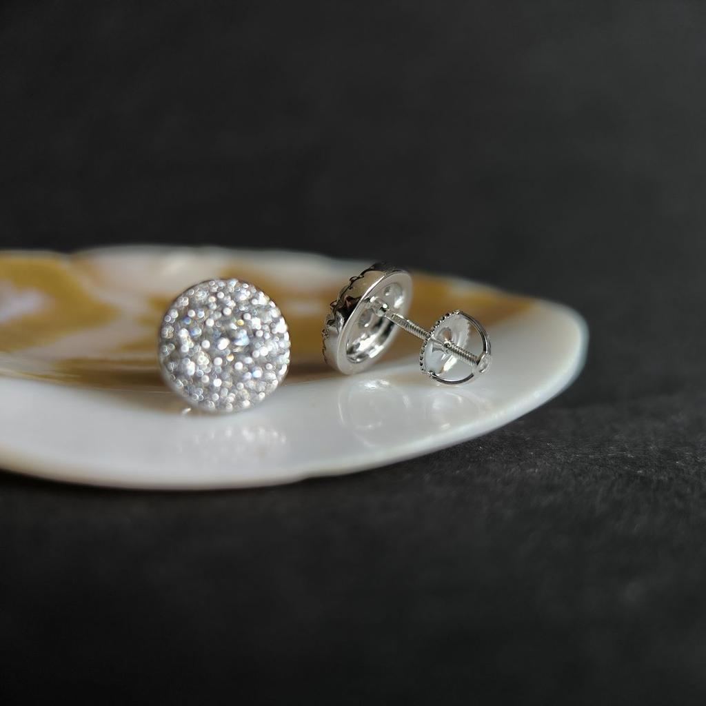 Серебряные серьги с фианитами (2192824)