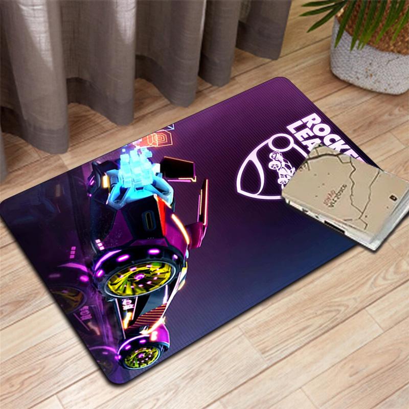 Rocket League Style Rug Floor Mat for Living Room or Bedroom Soft and Comfortable Carpet a Gift for Birthday and Holiday.