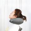 Cuscino da Collo a Strisce Classico con Deformazione Multifunzionale 2-in-1 con Supporto Completo Avvolgente a 360° Allevia la Pressione del Collo Cuscino da Viaggio Portatile