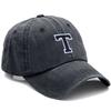 Bicolor Color Letter A-Z Embroidery Washed Cotton Baseball Cap for Men Women Unisex Dad Hat Sun Hat Outdoor Sports Dropshippinp