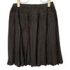 PLEATS PLEASE PP13-JG204 Brown Elastic Waist Pleated Skirt Skirt 1 BrownUsed