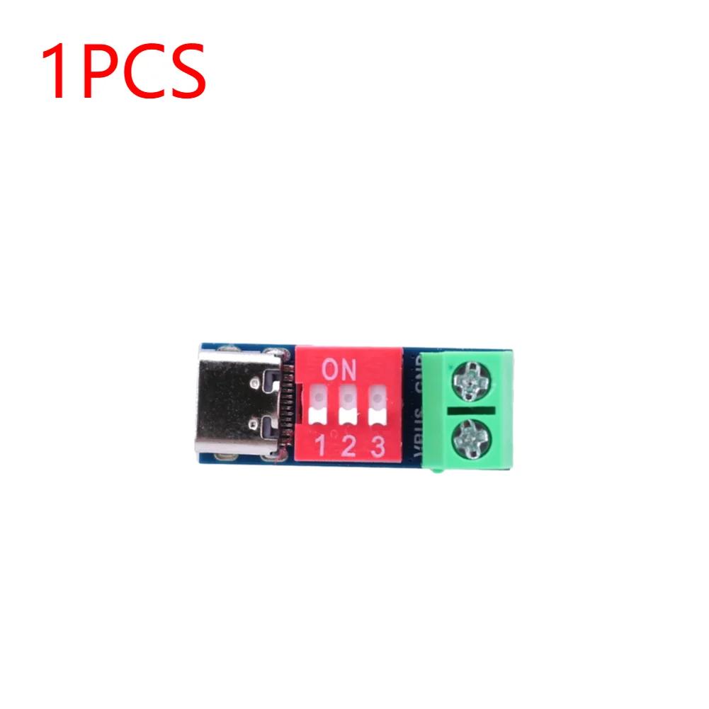 

PD Trigger Board Module High Speed Charger Power Delivery Boost Module USB Type-C 100W Voltage Connetor Power Supply Accessories