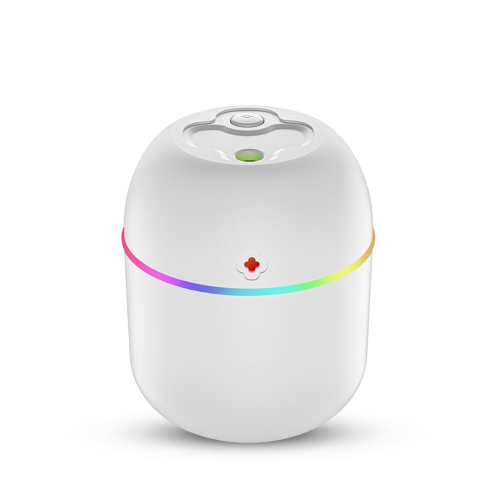 250ML Mini Air Humidifier Aroma Essential Oil Diffuser with LED Color Lamp Ultrasonic Mist Maker USB Plug in For Home Office Car