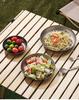 High-End Antibacterial Titanium Dinner Plate: Food-Grade, Multi-Functional, Round, Portable for Household and Outdoor Camping.