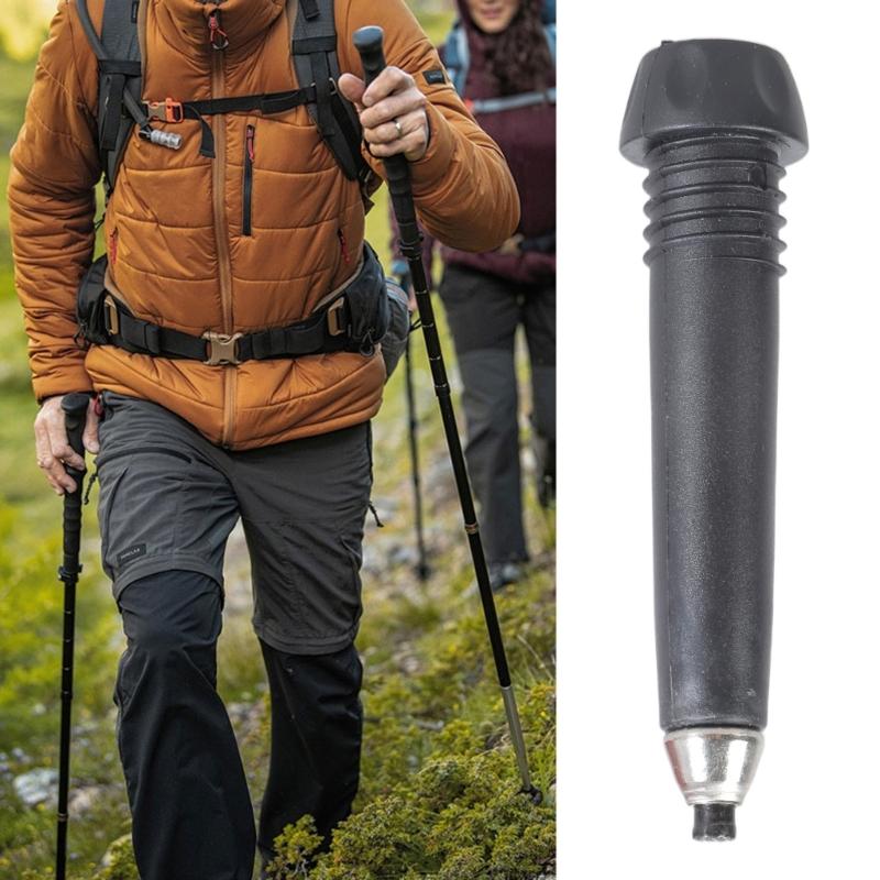 4Pcs Light Weight Hiking Stick Tip Trekking Poles Walk Stick Replacement Tip Climbing Rod Part Easy To Install