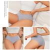 3Pcs Women Cotton Lingerie Sexy Soft Fashion Panties Femme Buckle Design Underwear Pantys Underpant Lingerie Lace Intimates S-XL