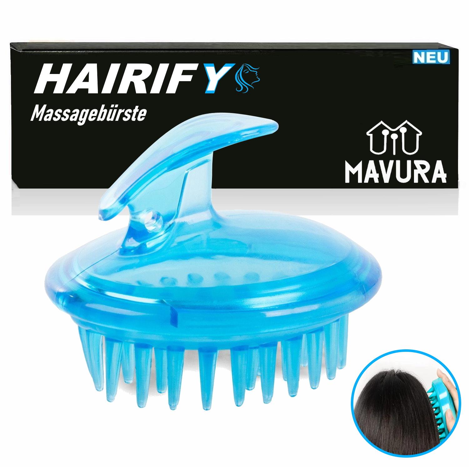 

HAIRIFY Shampoo Brush Silicone Scalp Massager Hairbrush Wet & Dry Comb