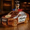 New Product Independent Station Popular Police Car Shape Wine Bottle Wine Set Glass Bottle