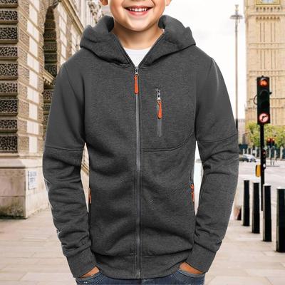 Jungen Mädchen Kapuzenpullover Sweatshirt Herbst Winter Warme Jacke Mantel