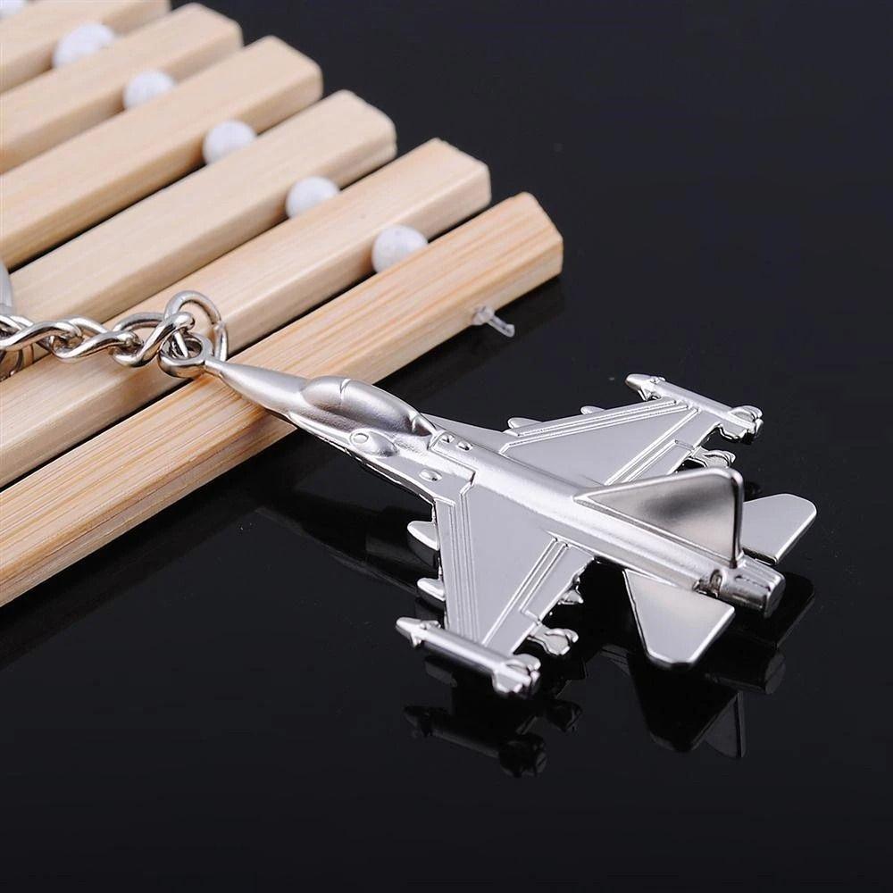 Breloc de chei avion 3D metal avion de luptă brelocuri cadou inel de chei auto cheie auto