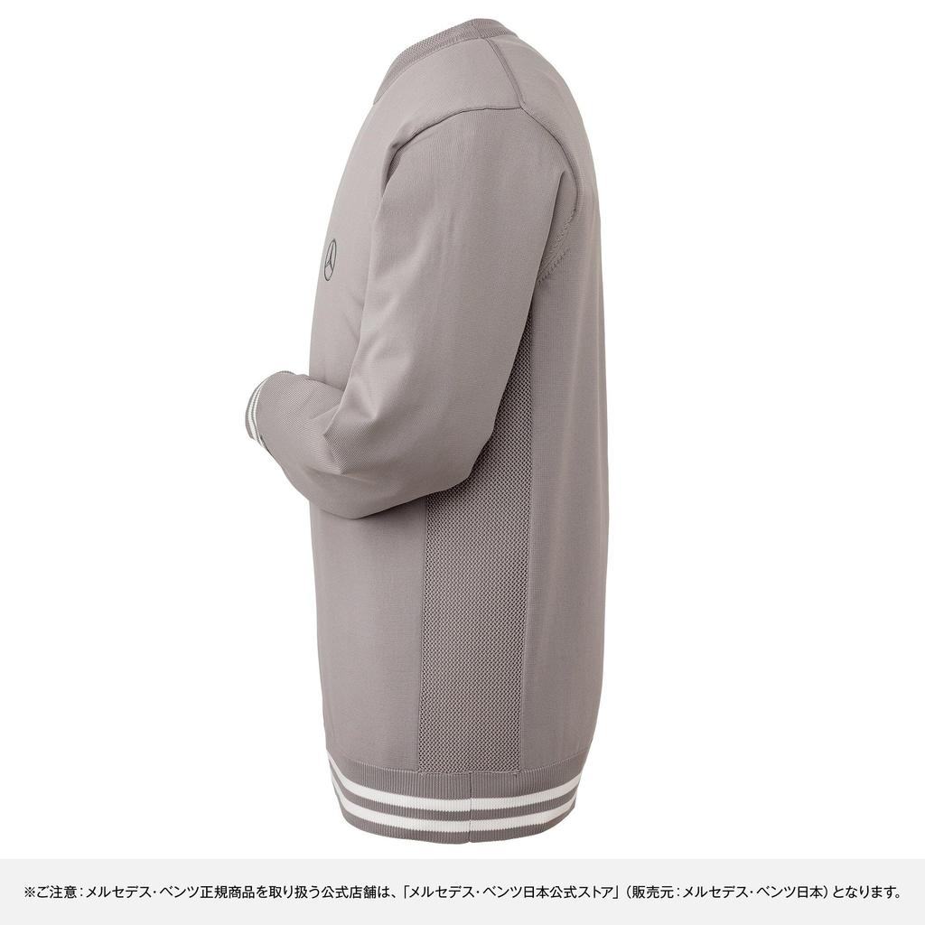 Genuine x Rosasen Jersey X Mesh Size LL [Mercedes-Benz Collection] Mercedes-Benz Knit, Gray,