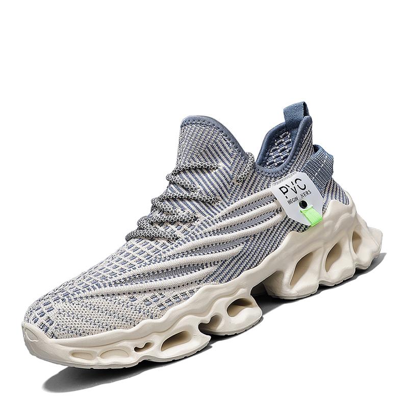 

Мужские спортивные кроссовки для бега, черные, для джоггинга, повседневные, уличные, дышащая сетка, женские, легкие, с амортизацией, мужские 39 бежевый