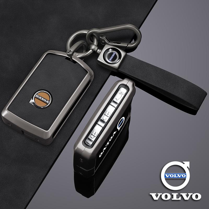 dwrzs5 Zinc Alloy Car Key Case Shell Cover Holder Protection For Volvo XC40 XC60 S90 XC90 V90 2017 2018 T5 T6 T8 Polestar 1 2 Accessory
