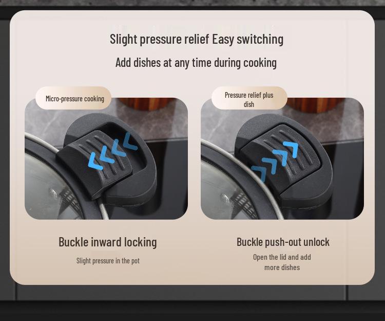 Xiyijia 304 Multi-Functional Double-Handle Large Capacity Pressure Cooker