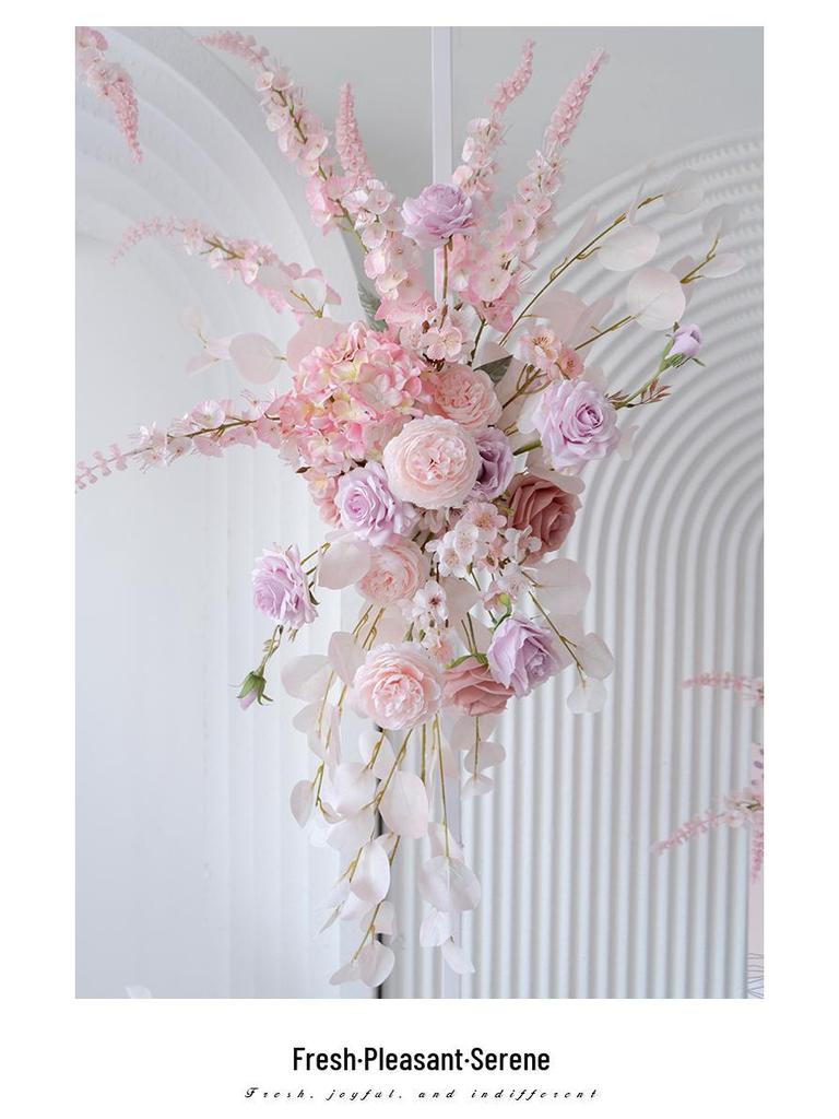 Autumn Pink Artificial Floral Arrangements for Weddings, Birthdays, Banquets, and Events