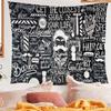 Vintage Barber Shop Welcome Hippie Wall Hanging Tapestries Bohemian Wall Tapestries Mandala INS Home Decor