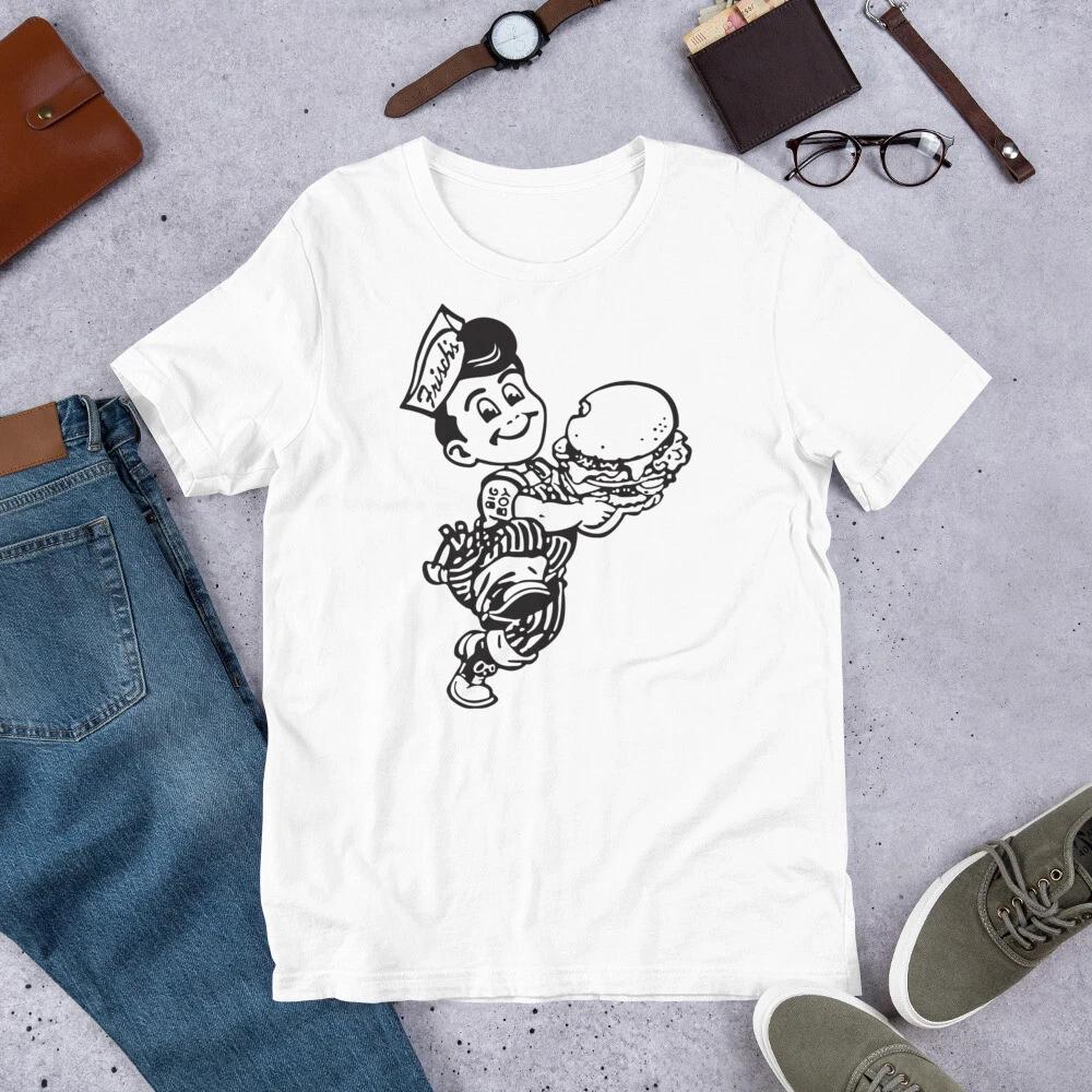 

Frisch’s 1947 Retro Vintage Style Graphic Tee Shirt Unisex 100% Cotton T-shirt Mens Tees Top 2XL