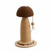 Toadstool Cat Scratching Post Cute Pet Furniture Wooden for Living Room, Cats