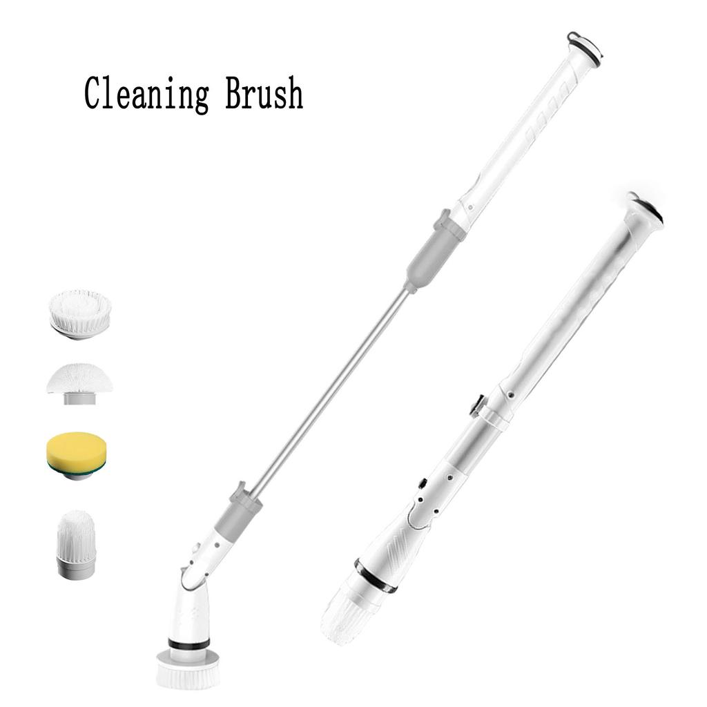 Buy Qi Household Wireless Long Handle Electric Cleaning Brush Ceramic