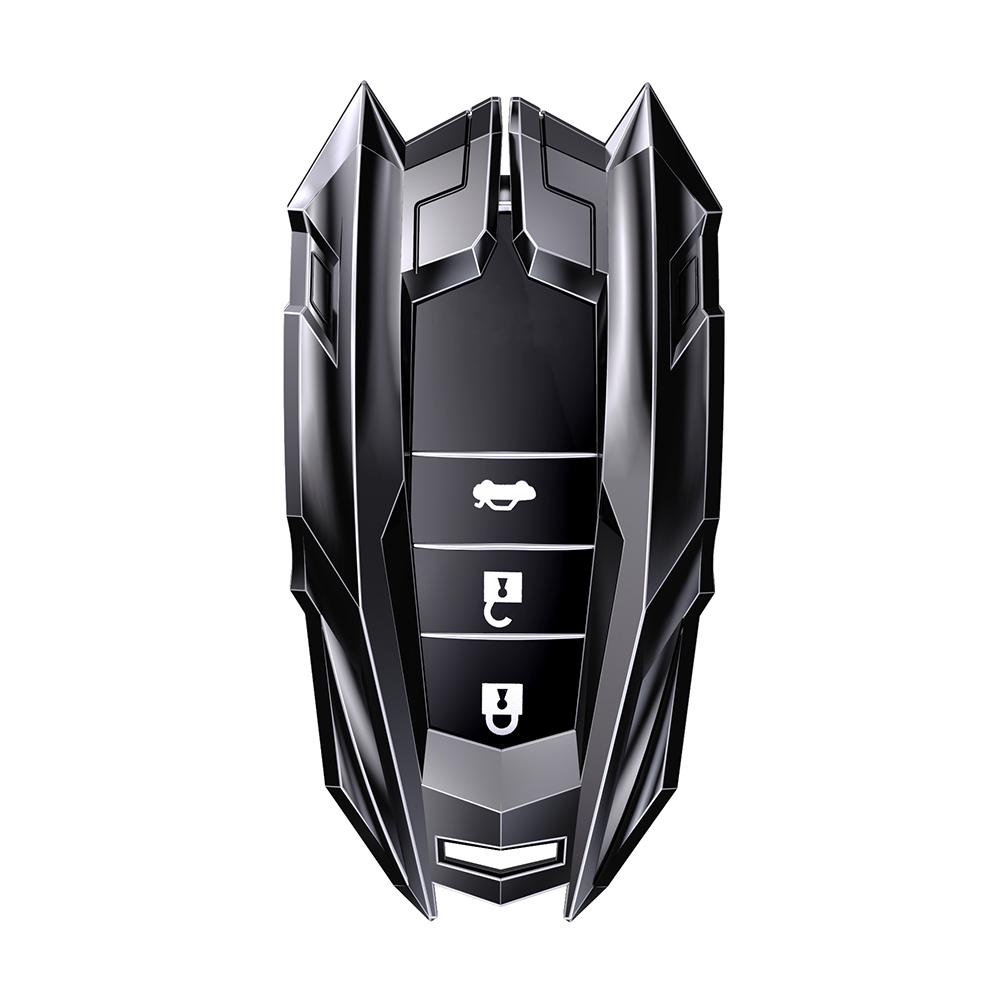 Alloy Car Key Case Cover Shell For Toyota Land Cruiser 200 300 Prado Crown TLK 200 Yaris Cross Hilux Innova Fortuner Camry 55