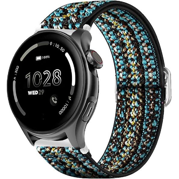 Compatible with Cubitt Viva Pro Smart Watch Band, Stretch Elastics Nylon Adjustable Replacement Strap Accessories Compatible for Cubitt Viva Pro,