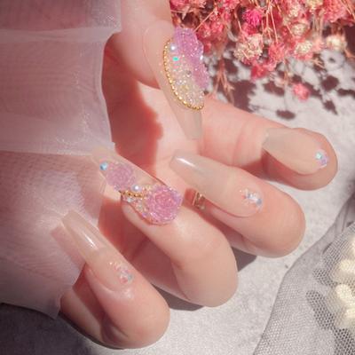 6 Grids/Box Nail Accessories Exquisite Diverse Shapes Lightweight Pearl White Aurora Nail Art Camellia