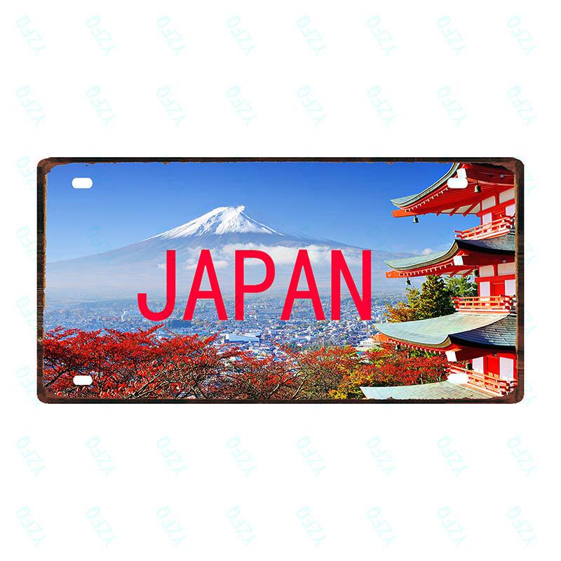 30X15cm City County Sign Plaque Metal Vintage Travel Souvenir Wall Home Cafe Shop Restaurant Decoration  Poster Cuadros DC-0085B