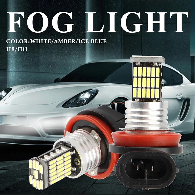 2pcs H7 Led Fog Light H8 H11 Led Fog Lamp 9005 9006 Led H1 H3 LED Car Running Lights Drl Daytime Running Lights Siganl Lamp 12V