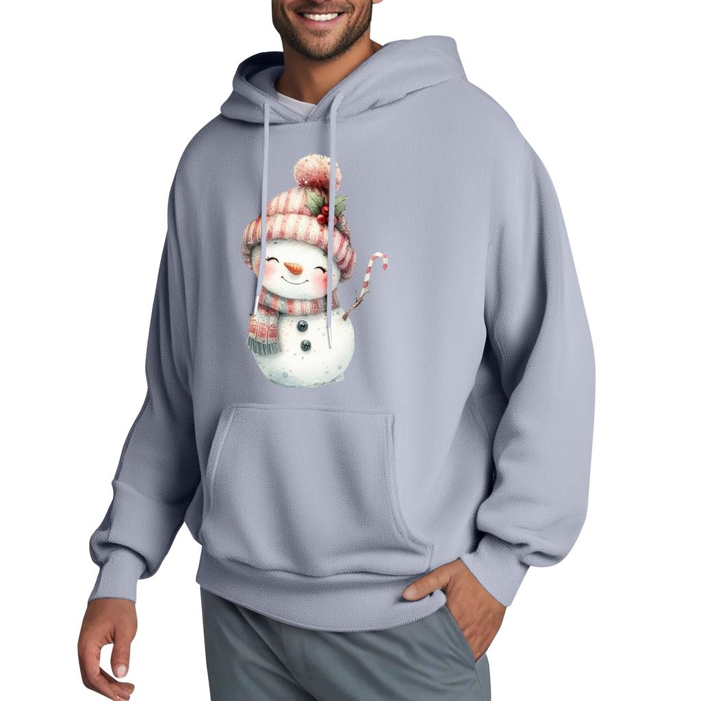 Men's Hooded Sweatshirt, Contrasting Color Sweatshirt, Sports   Casual Jacket