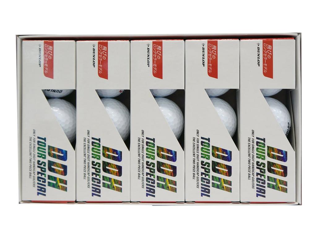 DUNLOP Golf Ball DDH Tour Special Bonus Pack 15 Pieces White